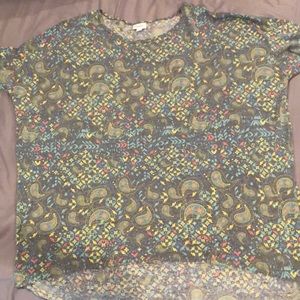 Lularoe Irma 2XL paisley print